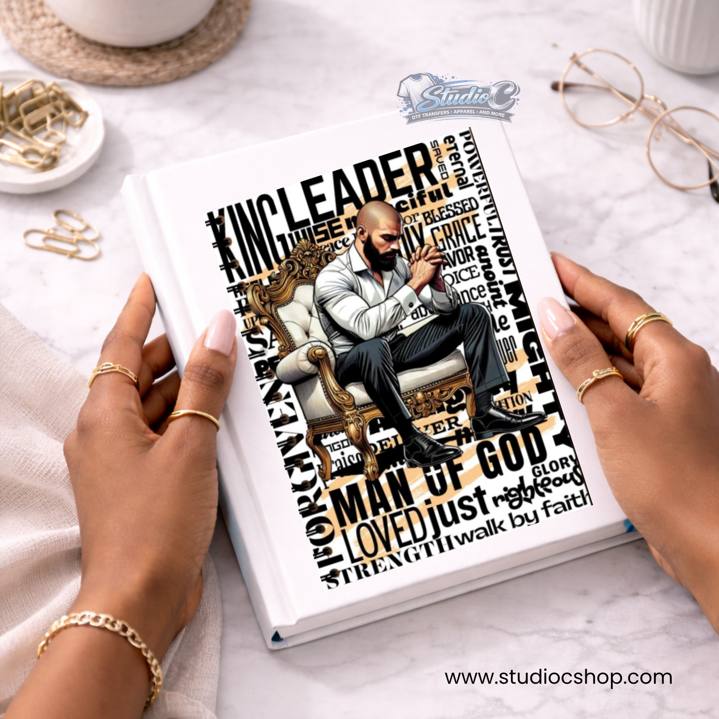 Man of God #2 UV DTF Wrap – Journal