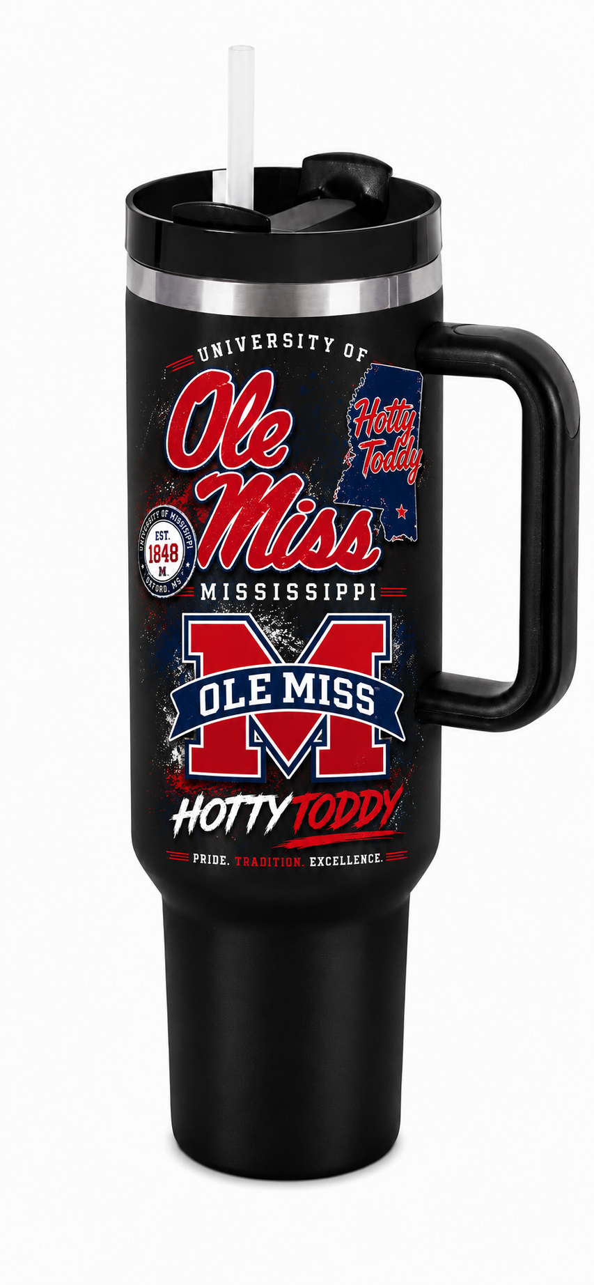 Ole Miss Tumbler- 40oz