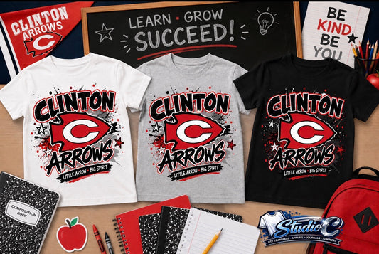 Clinton Arrows Tshirts-Youth