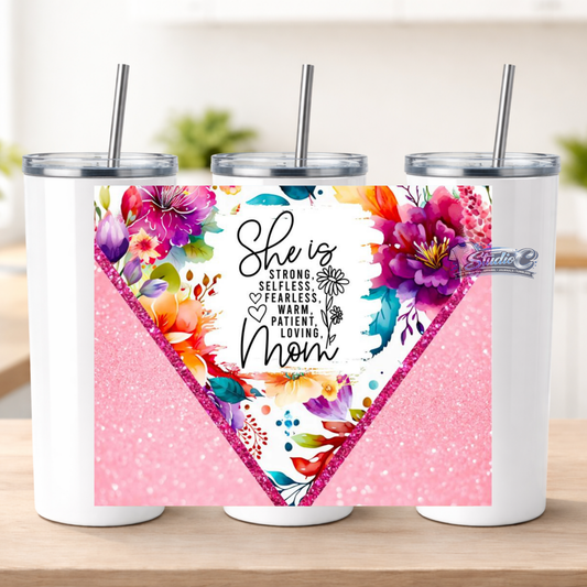 Mom 20oz UV DTF Tumbler Wraps – Ready to Apply