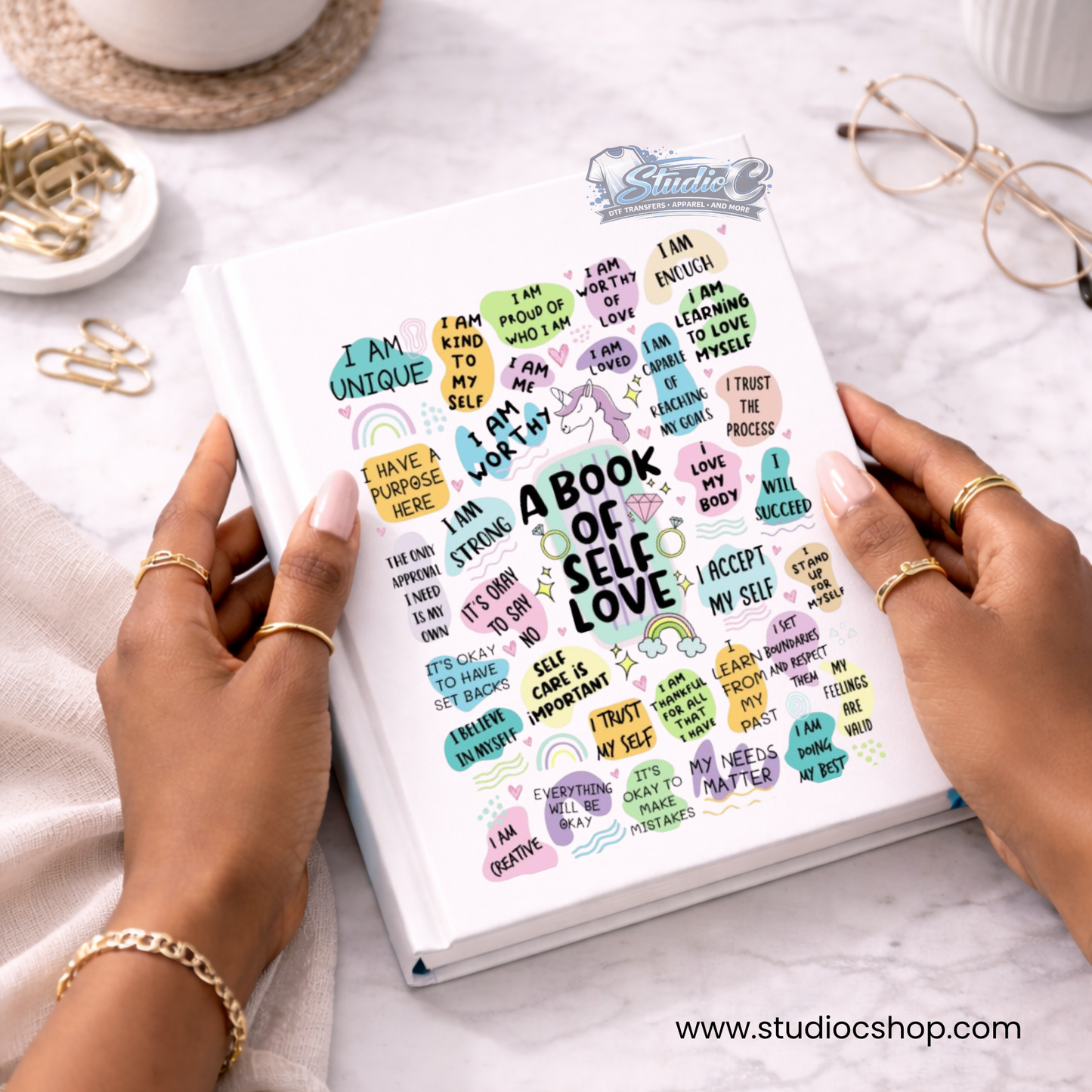 Self Love UV DTF Wrap – Journal