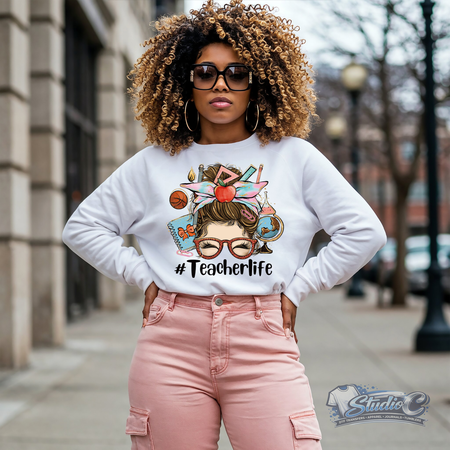 #Teacherlife DTF Transfer – Ready to Press (10x11)