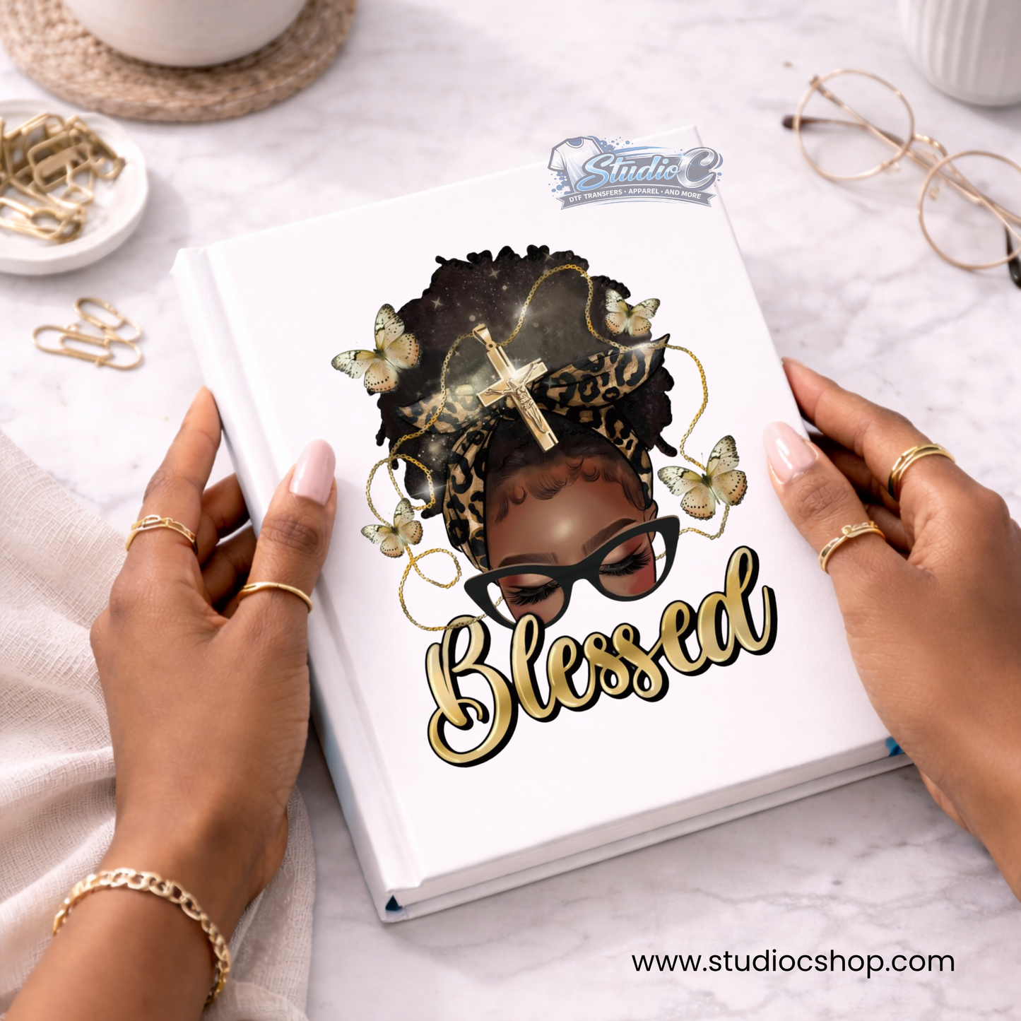 Blessed UV DTF Wrap – Journal