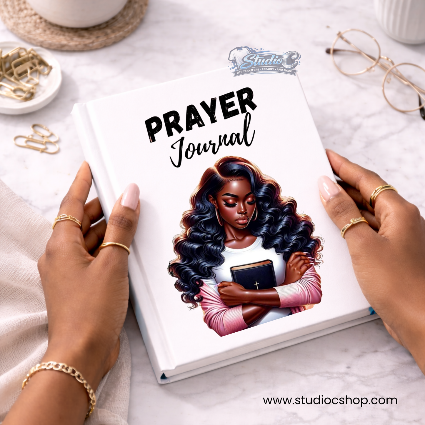 Prayer Journal UV DTF Wrap – Journal