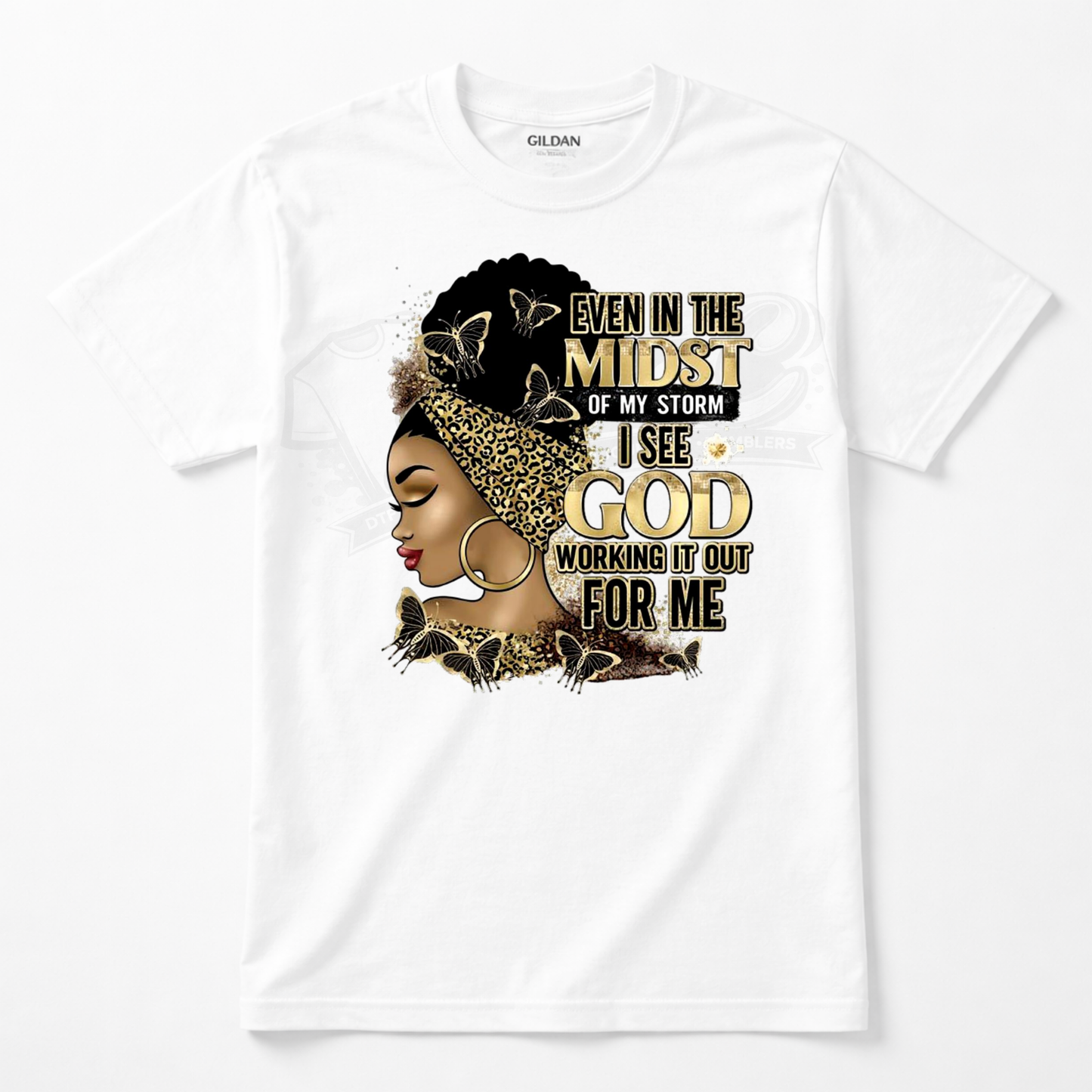 God Is Working It Out DTF Transfer – Ready to Press (10x11)