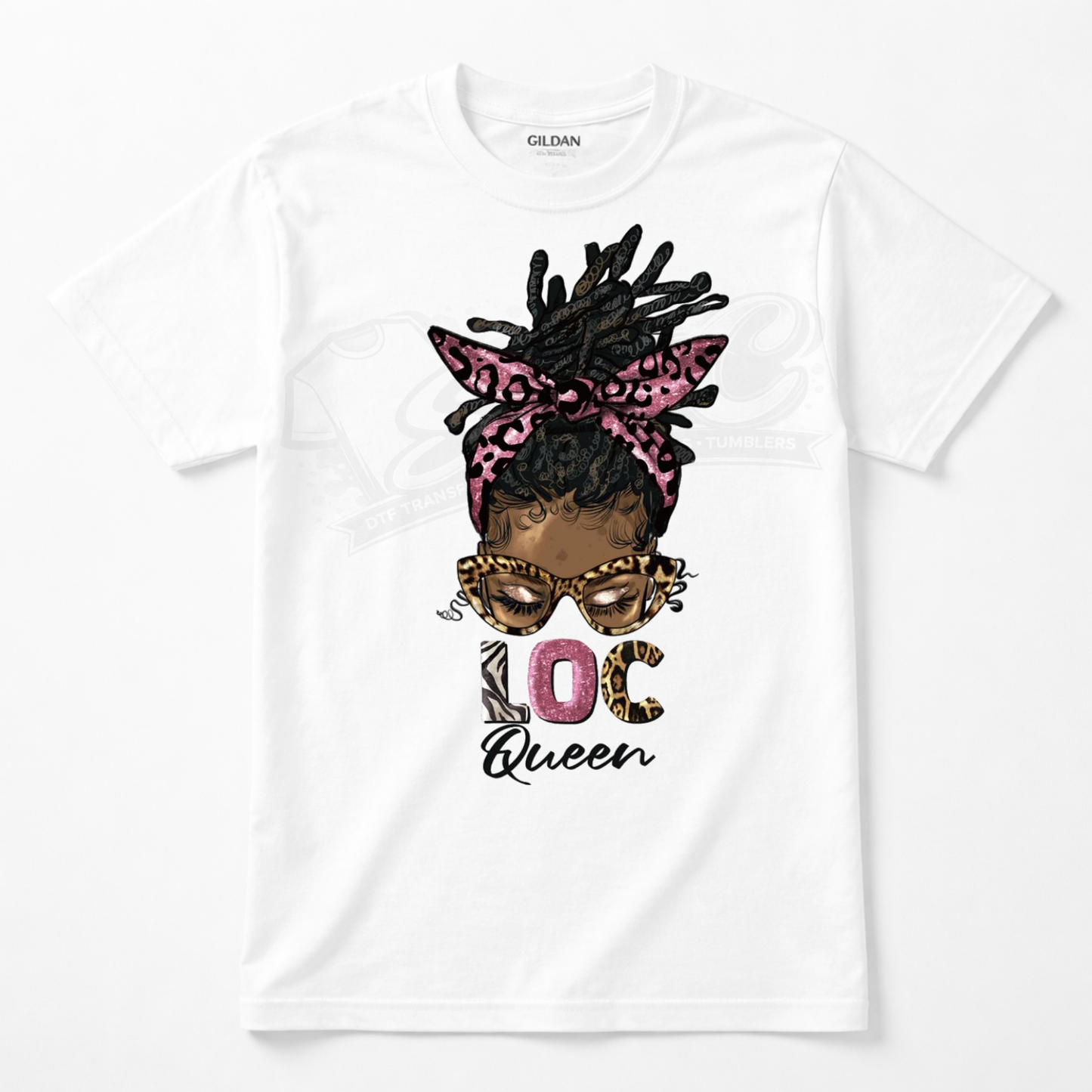 Loc Queen DTF Transfer – Ready to Press (10x11)