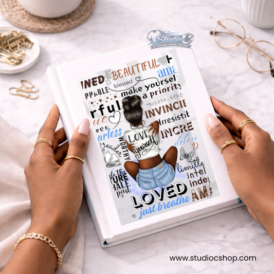 Self Care UV DTF Wrap – Journal