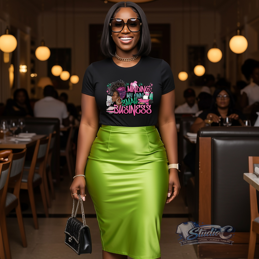 Black Owned Business DTF Transfer – Ready to Press (10x11)