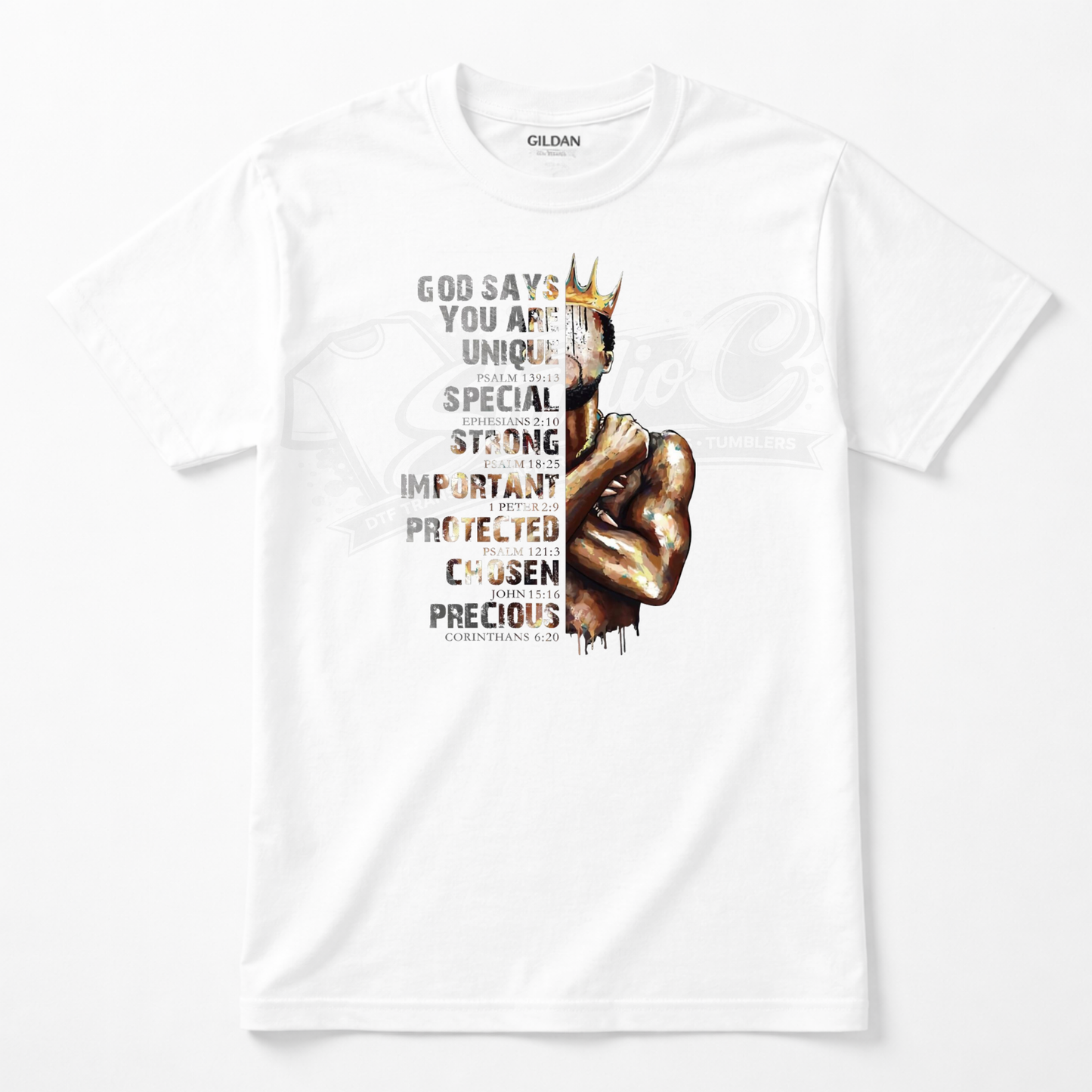 God Says DTF Transfer – Ready to Press (10x11)