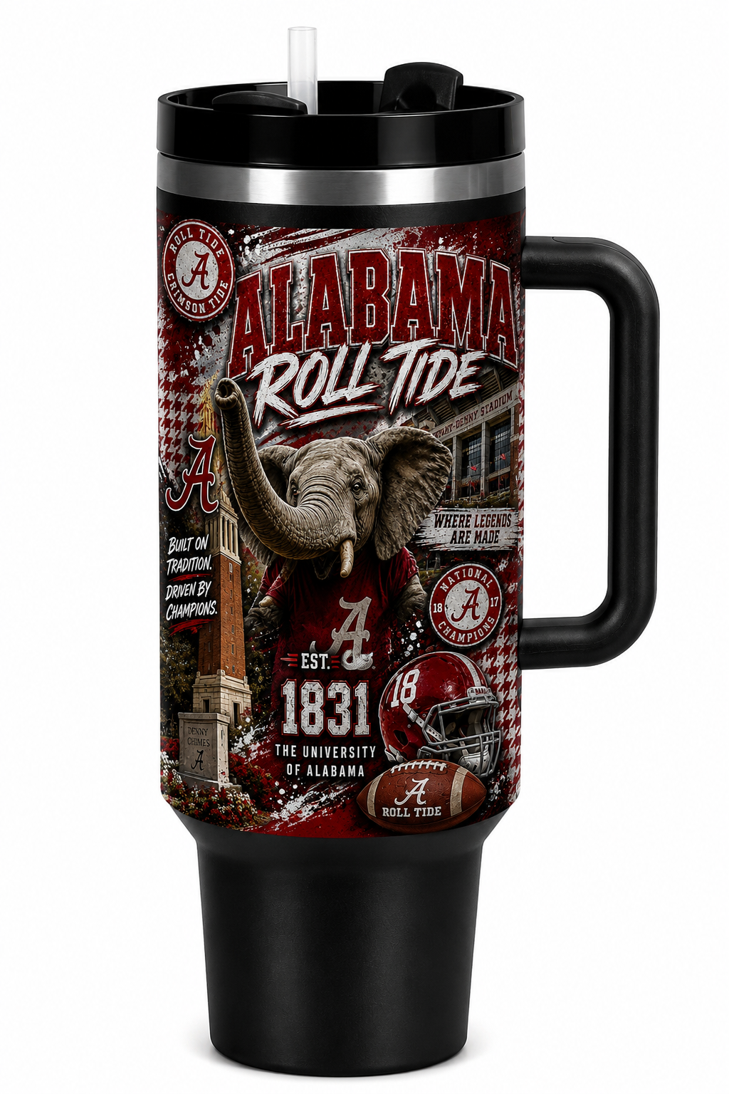 Roll Tide Tumbler- 40oz