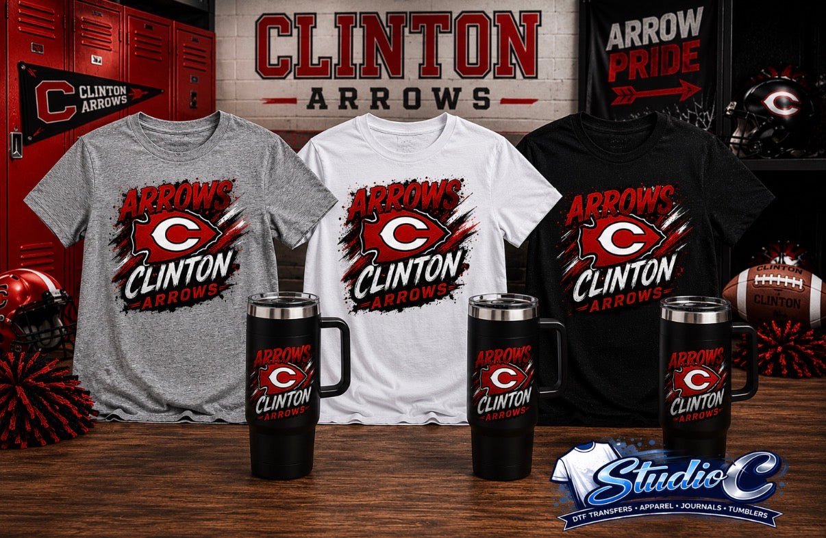 Clinton Arrow T-shirts- Adults