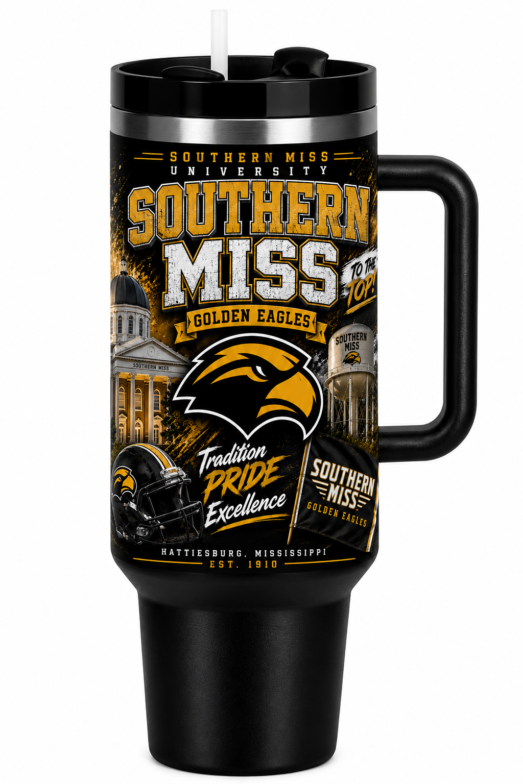 Southern Miss University Tumbler-40oz